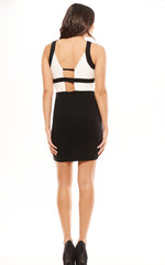 Two Time Dress- Black & Ivory