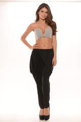 Deep Bustier- Heather Grey