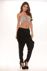 Deep Bustier- Heather Grey