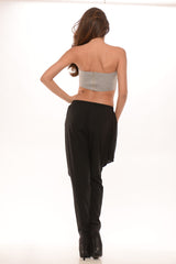 Deep Bustier- Heather Grey