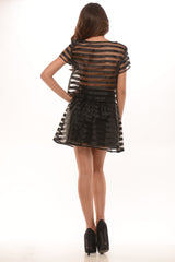 Future My Stripe Skirt -Black