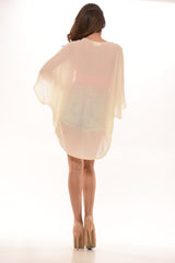 Poncho Cardigan- Cream