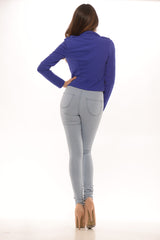 Zipper Me Blazer (Also available in Fuchsia)