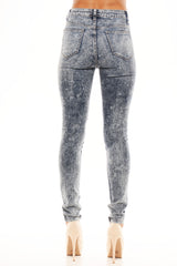 HIgh Rise Acid Wash Skinny Jean - Light