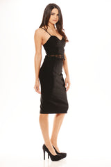 MIllenium Crop Tank- Black