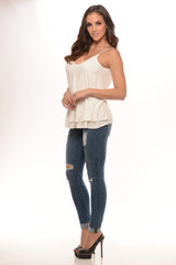 Layla Tank - Ivory