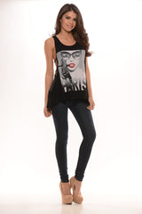 Paris With An Attitude Top - Black