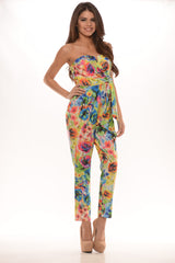 Swirl Garden Jumpsuit - Multi