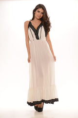 Sexy Amish Nights - Off White/Black