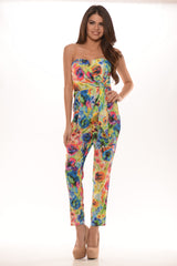Swirl Garden Jumpsuit - Multi