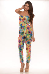 Swirl Garden Jumpsuit - Multi