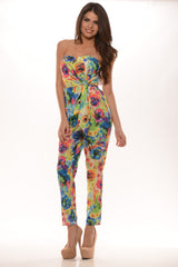 Swirl Garden Jumpsuit - Multi