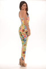 Swirl Garden Jumpsuit - Multi