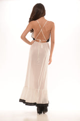 Sexy Amish Nights - Off White/Black
