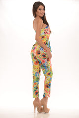 Swirl Garden Jumpsuit - Multi