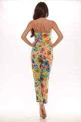 Swirl Garden Jumpsuit - Multi