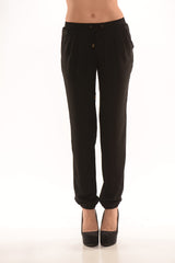 Chiffon Harem Pants with Tie