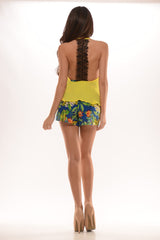 Wool Dobby Top - Yellow