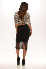 Glass Half Full Skirt - Black