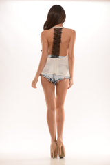 Wool Dobby Top - Ivory