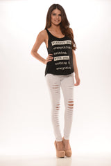 Without You, Nothing Top - Black