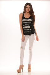 Without You, Nothing Top - Black