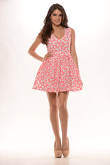 Floral My F-Lair Dress - Pink