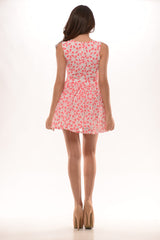 Floral My F-Lair Dress - Pink