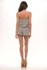 Island Style Romper- Gray