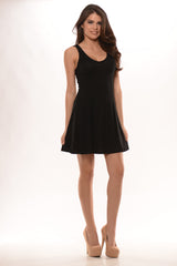 Bust conture flare dress