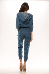 Work-Her Denim Jumpsuit