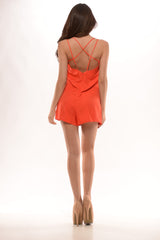 Tammy Romper - Red