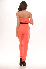 Hug Me Jumpsuit - Coral