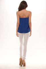 Ribbon My Tube Top - Royal Blue