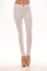 High Waisted Pants - White