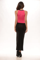 Vendetta Crop Top - Pink