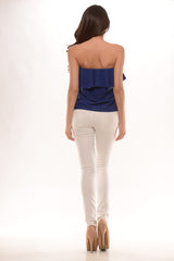 Flowy Tube Top - Royal