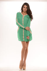 My Rich Boyfriend Blouse - Emerald