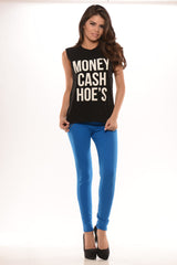 Money Cash Hoes Tank Top - Black