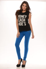 Money Cash Hoes Tank Top - Black