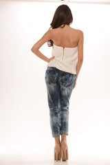 Draped Top - Off White