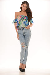 Flyin' Hawaiian Top - Blue