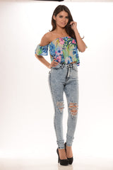 Flyin' Hawaiian Top - Blue