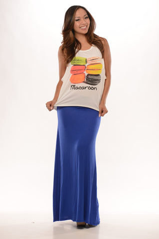 Take It To the Max-i Skirt - Royal Blue