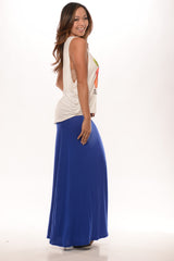 Take It To the Max-i Skirt - Royal Blue