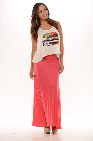 Take It To The Max-i Skirt - Pink