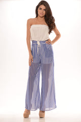 Pirate Jumpsuit - Blue/White