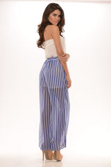 Pirate Jumpsuit - Blue/White