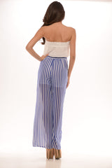 Pirate Jumpsuit - Blue/White