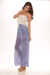 Pirate Jumpsuit - Blue/White